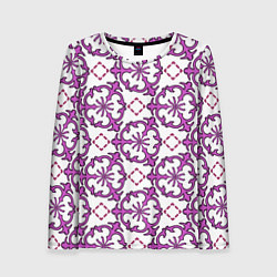 Женский лонгслив Ромб пунктир