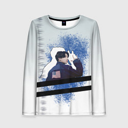 Лонгслив женский Чонгук и его тень, цвет: 3D-принт