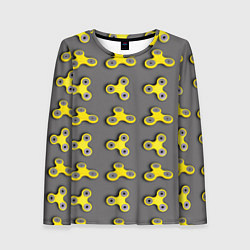 Женский лонгслив Желтый спиннер