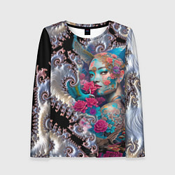 Лонгслив женский Japanese beauty - irezumi, цвет: 3D-принт