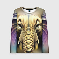 Лонгслив женский Мой слон, цвет: 3D-принт