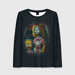 Лонгслив женский Зомби Симпсоны, цвет: 3D-принт