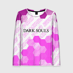 Лонгслив женский Dark Souls pro gaming: символ сверху, цвет: 3D-принт