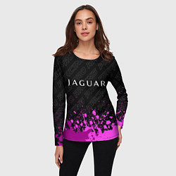 Лонгслив женский Jaguar pro racing: символ сверху, цвет: 3D-принт — фото 2
