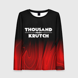 Лонгслив женский Thousand Foot Krutch red plasma, цвет: 3D-принт