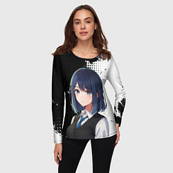 Лонгслив женский Звездное дитя - аканэ, цвет: 3D-принт — фото 2