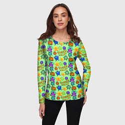 Лонгслив женский Джунимо из Стардью, цвет: 3D-принт — фото 2