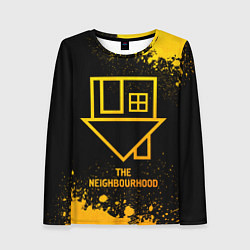 Лонгслив женский The Neighbourhood - gold gradient, цвет: 3D-принт