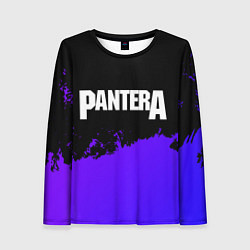 Лонгслив женский Pantera purple grunge, цвет: 3D-принт