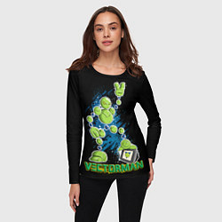 Лонгслив женский Vectorman, цвет: 3D-принт — фото 2