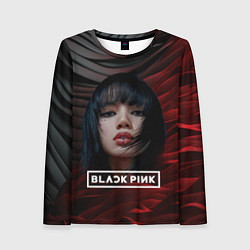 Лонгслив женский Blackpink red and black, цвет: 3D-принт