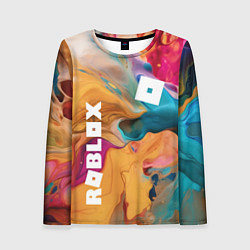 Лонгслив женский Roblox Logo Color, цвет: 3D-принт