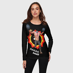 Лонгслив женский Serious Sam - kamikaze, цвет: 3D-принт — фото 2