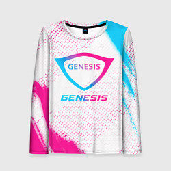 Лонгслив женский Genesis neon gradient style, цвет: 3D-принт