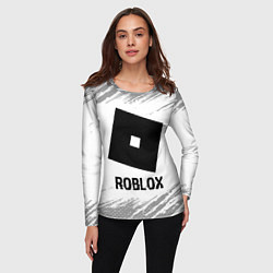 Лонгслив женский Roblox glitch на светлом фоне, цвет: 3D-принт — фото 2