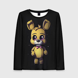 Лонгслив женский Spring Bonnie Five Nights at Freddys, цвет: 3D-принт