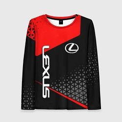 Лонгслив женский Lexus - red sportwear, цвет: 3D-принт