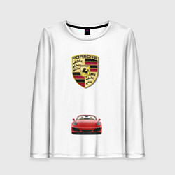 Лонгслив женский Porsche car, цвет: 3D-принт
