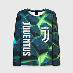 Лонгслив женский Juventus green neon, цвет: 3D-принт