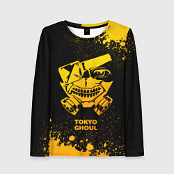 Лонгслив женский Tokyo Ghoul - gold gradient, цвет: 3D-принт