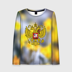 Лонгслив женский Русская земля герб, цвет: 3D-принт