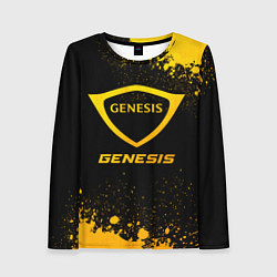 Лонгслив женский Genesis - gold gradient, цвет: 3D-принт