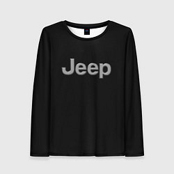 Лонгслив женский Jeep silver, цвет: 3D-принт