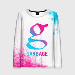 Лонгслив женский Garbage neon gradient style, цвет: 3D-принт