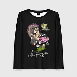 Лонгслив женский Lil Peep рэпер, цвет: 3D-принт