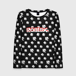 Лонгслив женский Roblox pattern game, цвет: 3D-принт