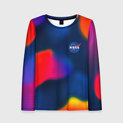 Лонгслив женский Nasa gradient sportcolor, цвет: 3D-принт