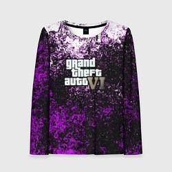 Лонгслив женский Grand Theft Auto 6 vice city, цвет: 3D-принт