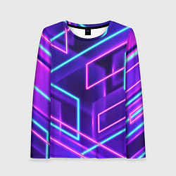 Женский лонгслив Neon Geometric