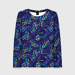 Женский лонгслив Abstract vector pattern