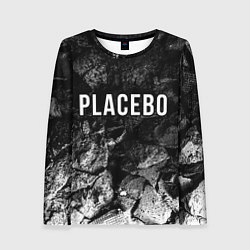 Лонгслив женский Placebo black graphite, цвет: 3D-принт
