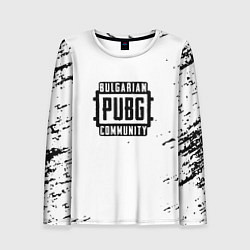 Женский лонгслив Pubg текстура game
