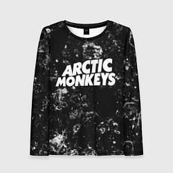 Лонгслив женский Arctic Monkeys black ice, цвет: 3D-принт
