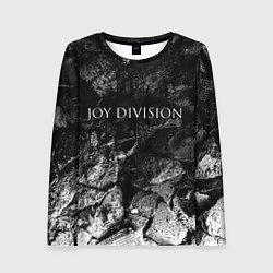 Лонгслив женский Joy Division black graphite, цвет: 3D-принт