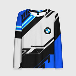Женский лонгслив BMW спортивная геометрия