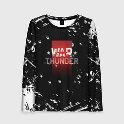 Женский лонгслив Warthunder белые краски онлайн