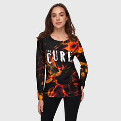 Лонгслив женский The Cure red lava, цвет: 3D-принт — фото 2