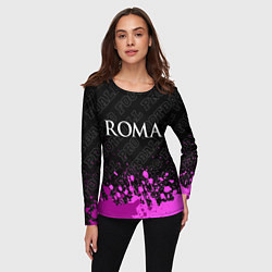 Лонгслив женский Roma pro football посередине, цвет: 3D-принт — фото 2
