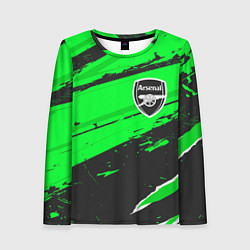 Лонгслив женский Arsenal sport green, цвет: 3D-принт