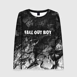 Лонгслив женский Fall Out Boy black graphite, цвет: 3D-принт