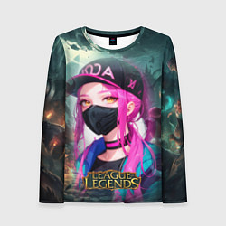 Лонгслив женский League Of Legends Akali Kda, цвет: 3D-принт