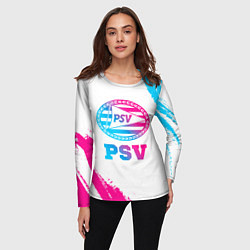 Лонгслив женский PSV neon gradient style, цвет: 3D-принт — фото 2