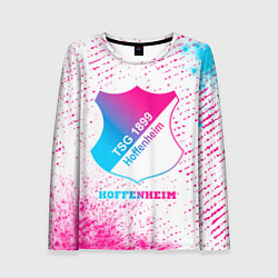 Женский лонгслив Hoffenheim neon gradient style