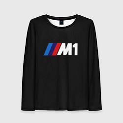 Лонгслив женский BMW m1 logo, цвет: 3D-принт