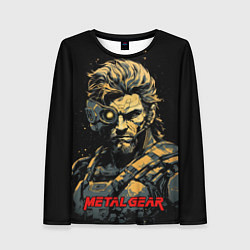 Лонгслив женский Веном Снейк Metal gear game, цвет: 3D-принт