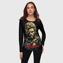Лонгслив женский Веном Снейк Metal gear game, цвет: 3D-принт — фото 2